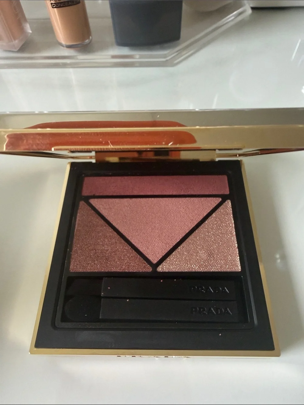 Prada Dimensions Eyeshadow Palette 08 Pansy - Rose, Mauve, Bronze
